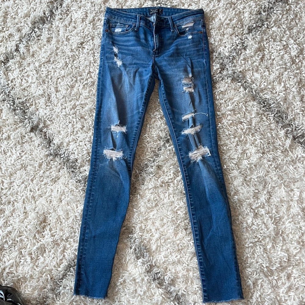 Ripped Abercrombie Jeans